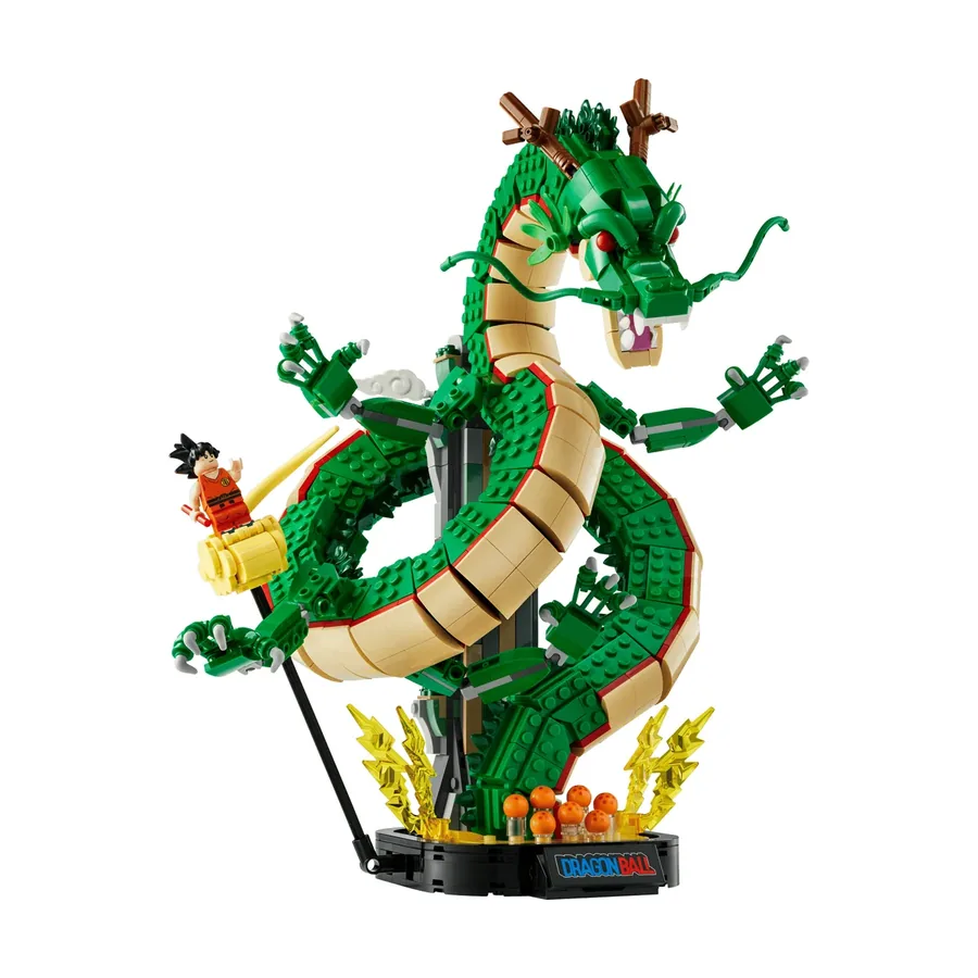 LEGO Icons Dragon Ball: Shenron & Goku (11390), front view