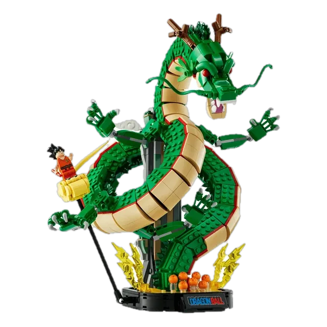 LEGO Icons Dragon Ball: Shenron & Goku (11390), front view